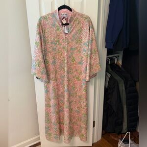 La Vie Style House Floral Sequin Midi